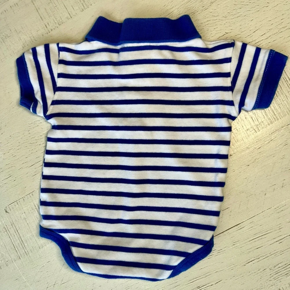 Florida Gators Striped Baby Boy Polo Onesie